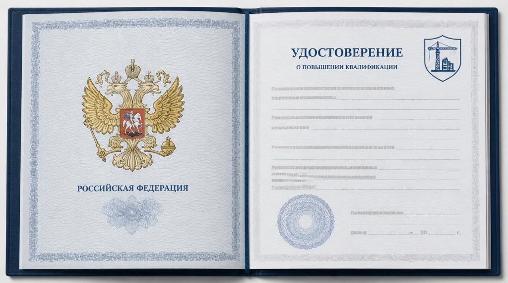 Удостоверение о повышении квалификации